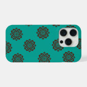 「クリムゾン・スクロはっきりしたール – エレガンス」 iPhoneケース (裏面横)