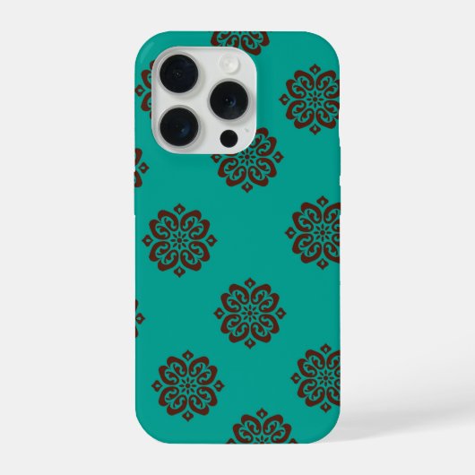 「クリムゾン・スクロはっきりしたール – エレガンス」 iPhoneケース (裏面)