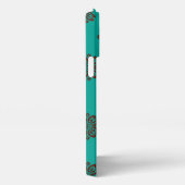 「クリムゾン・スクロはっきりしたール – エレガンス」 iPhoneケース (右側面)