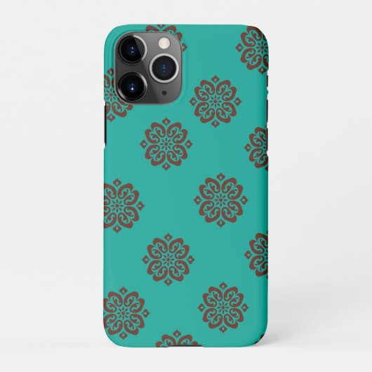 「クリムゾン・スクロはっきりしたール – エレガンス」 iPhoneケース (裏面)