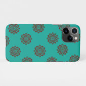 「クリムゾン・スクロはっきりしたール – エレガンス」 iPhoneケース (裏面横)