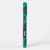 「クリムゾン・スクロはっきりしたール – エレガンス」 iPhoneケース (右側面)