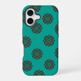 「クリムゾン・スクロはっきりしたール – エレガンス」 iPhone 16ケース