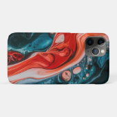 クリムゾン・タイド抽象芸術デザイン Case-Mate iPhoneケース (裏面(横))