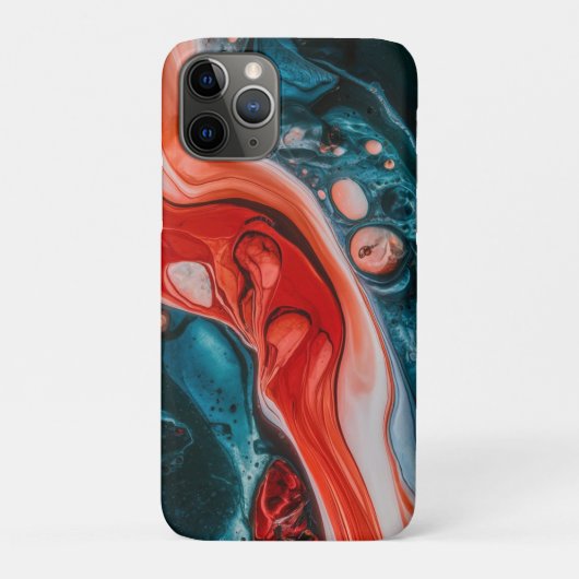 クリムゾン・タイド抽象芸術デザイン Case-Mate iPhoneケース (裏)