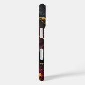 クリムゾン・ドミニオン – 高級感あふれる赤と黒の大理石 Case-Mate iPhoneケース (裏面 / 右)