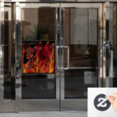 クリムゾン・ドラゴンウィンドウ ウィンドウサイン (オフィスドア)