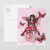 「クリムゾン・フェアリー」のはがき ポストカード (正面/裏面)