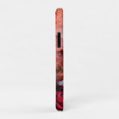 クリムゾン·ブラシストローク Case-Mate iPhoneケース (裏面/右)