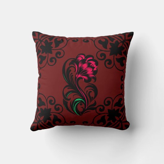 クリムッエレガントクペイズリーカスタムソフト クッション (裏面)