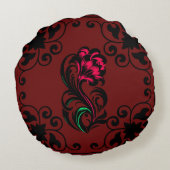 クリムッエレガントクペイズリーカスタムソフト ラウンドクッション (裏面)