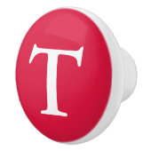 クリムッモノグラムのク セラミックノブ (右)