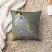 クリムトによるMarie Hennebergのポートレート クッション (ブランケット)