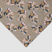 クリムトのアラベスクのティッシュペーパー 薄葉紙 (詳細)