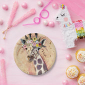 クリムトのキリン花で飾られる| ペーパープレート (パーティー)