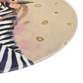 クリムトのシマウマ花で飾られる| カッティングボード (角)