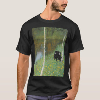 クリムトのバーチレイク風のパグ Tシャツ