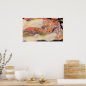 クリムトの水ヘビII ポスター (キッチン)