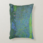 クリムトの湖畔の風景、クラシックアートヌーヴォー アクセントクッション (正面(垂直))