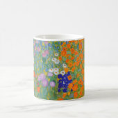 クリムトの花園の絵画Iの新しい コーヒーマグカップ (中央)