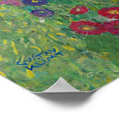 クリムトの農園ひまわり ポスター (角)