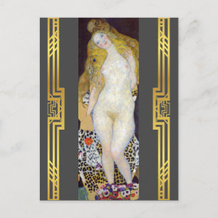 クリムトはアダムとエバ聖書を復元し絵画た ポストカード