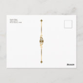 クリムトはアダムとエバ聖書を復元し絵画た ポストカード (裏面)