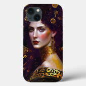 クリムトインスパイアクイーン女神ケースメイトiPhoneケース Case-Mate iPhoneケース (裏面)