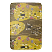 クリムトインスパイア金ゴールドパターンアールヌーボーザキス バスマット (正面縦)