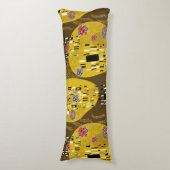 クリムトインスパイア金ゴールドパターンアールヌーボーザキス ボディピロー (正面縦)