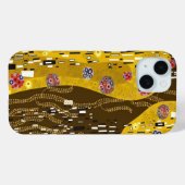 クリムトインスパイア金ゴールドパターンアールヌーボーザキス Case-Mate iPhoneケース (裏面 (横))