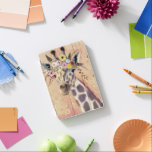クリムトキリン 花で飾られた| iPad MINIカバー<br><div class="desc">このプリントは花冠に包まれた甘いキリンが特徴です | By Victoria Borges</div>