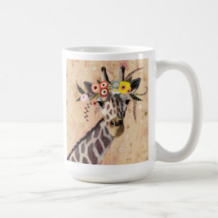 クリムトキリン 花の冠 コーヒーマグカップ