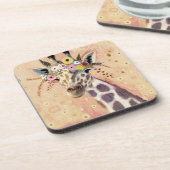 クリムトキリン |花飾り コースター (左側)