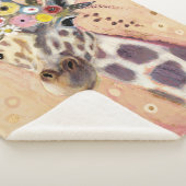 クリムトキリン |花飾り シェルパブランケット (3/4)