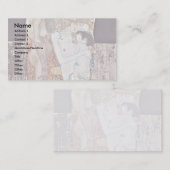 クリムトグスタフによる女性の3つの年齢 名刺 (正面/裏面)