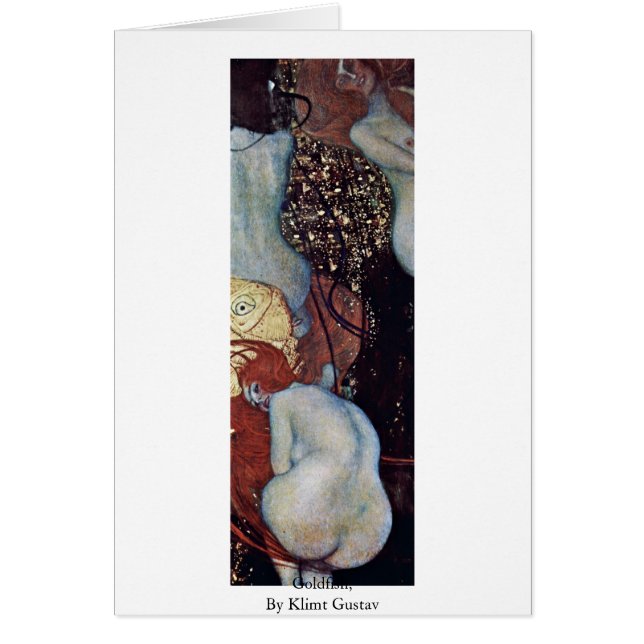 クリムトグスタフによる金魚、 (正面)