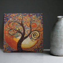 クリムトゴールデンツリーオブライフ抽象芸術アールヌーボー