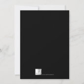 クリムトズキス-アールヌーボー婚約パーティ 招待状 (裏面)