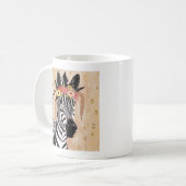 クリムトゼブラ |花の冠 コーヒーマグカップ (正面左)