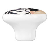 クリムトゼブラ |花の冠 セラミックノブ (側面)