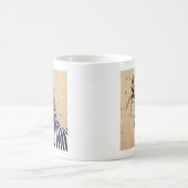 クリムトゼブラ |花飾り コーヒーマグカップ (中央)