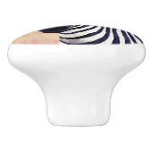 クリムトゼブラ |花飾り セラミックノブ (側面)