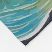 クリムトヘビ フリースブランケット (角)