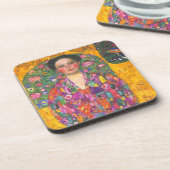 クリムトポートレートのユーゲニアプリマヴェシ コースター (左側)