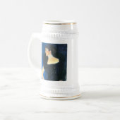 クリムトポートレートバラフォンロストンフリードマン ビールジョッキ (正面左)