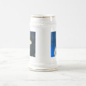 クリムトポートレートバラフォンロストンフリードマン ビールジョッキ (中央)