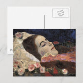 クリムトリアムンクオンザデスベッド ポストカード (正面/裏面)