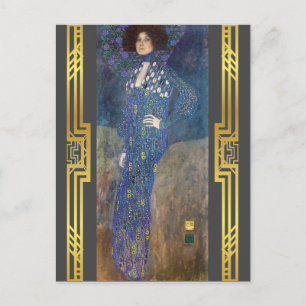クリムト復元エミリーフォージアールヌーボー絵画ズ ポストカード