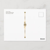 クリムト復元エミリーフォージアールヌーボー絵画ズ ポストカード (裏面)